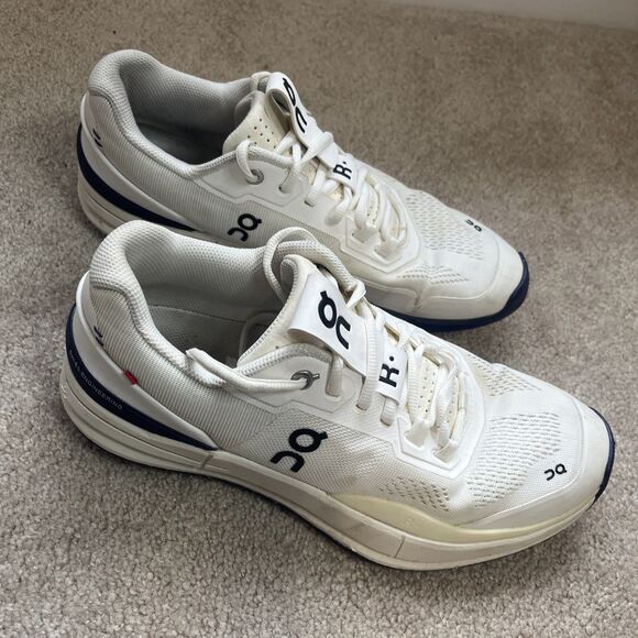 On Cloud Running The Roger Pro Tennis Shoe Womens 9.5 Court Sneaker White Blue - Picture 5 of 8